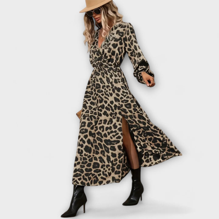 Natalie - Stilske haljine s leopard printom