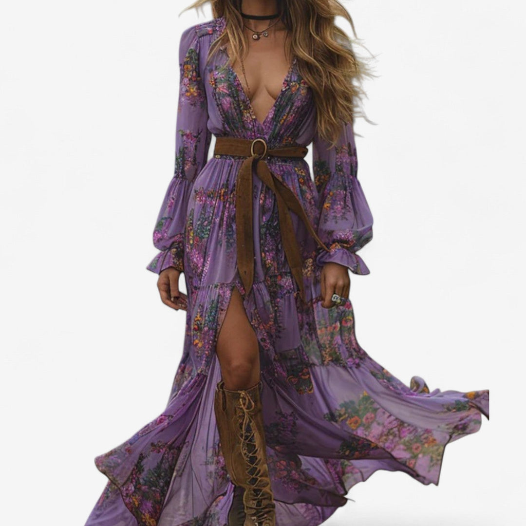 Mélanie™ Opuštena Cvjetna Haljina