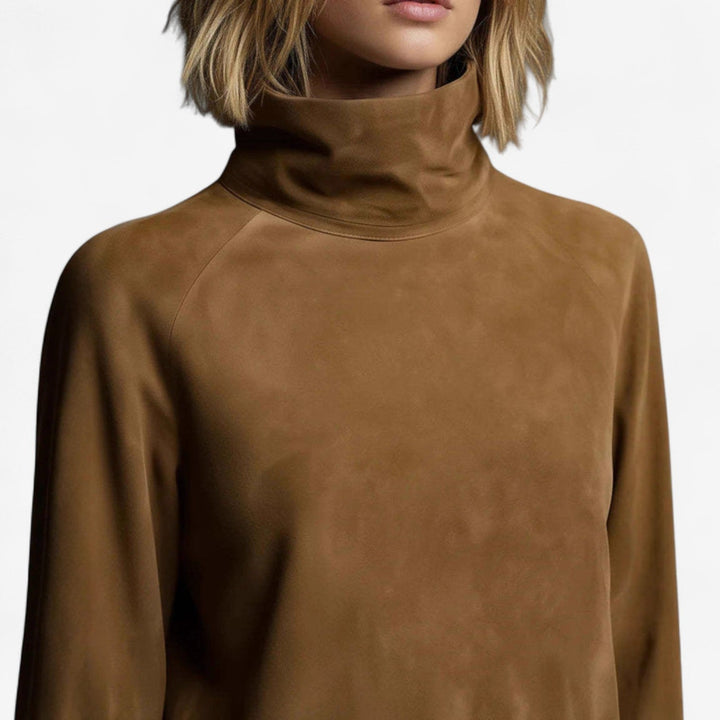 Tania™ Mini haljina s visokim ovratnikom