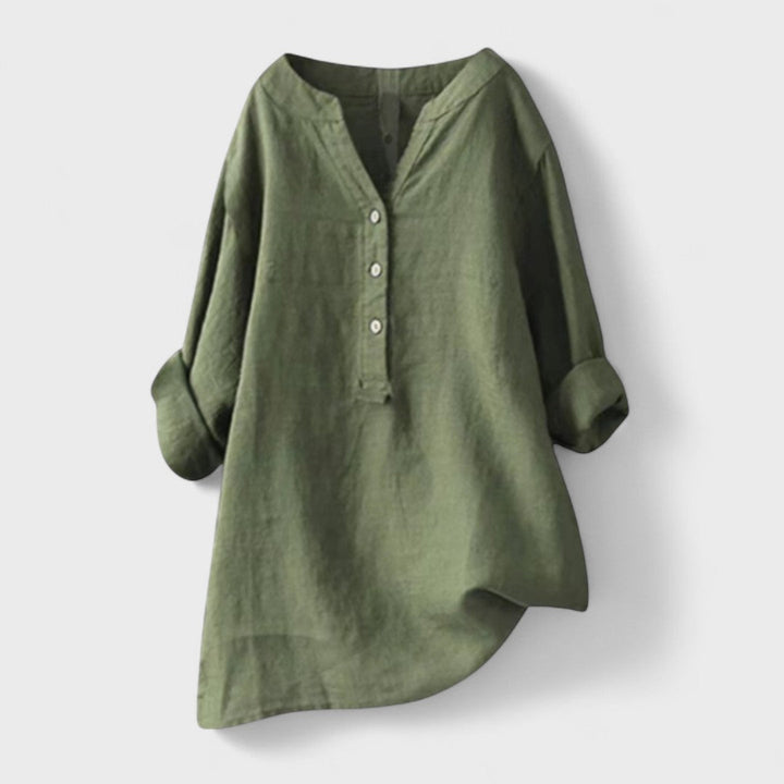 Freja - Udobna Košulja s Gumbima