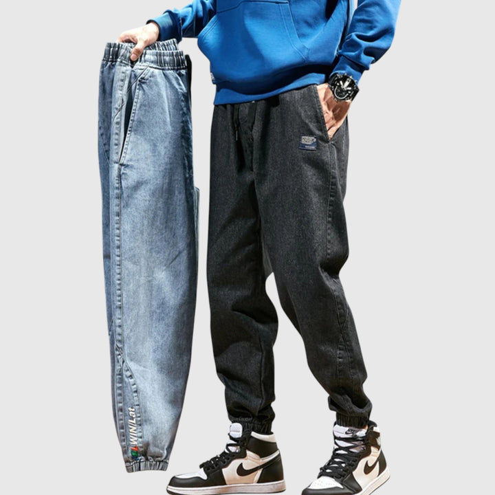 Elegantne jeans jogger hlače