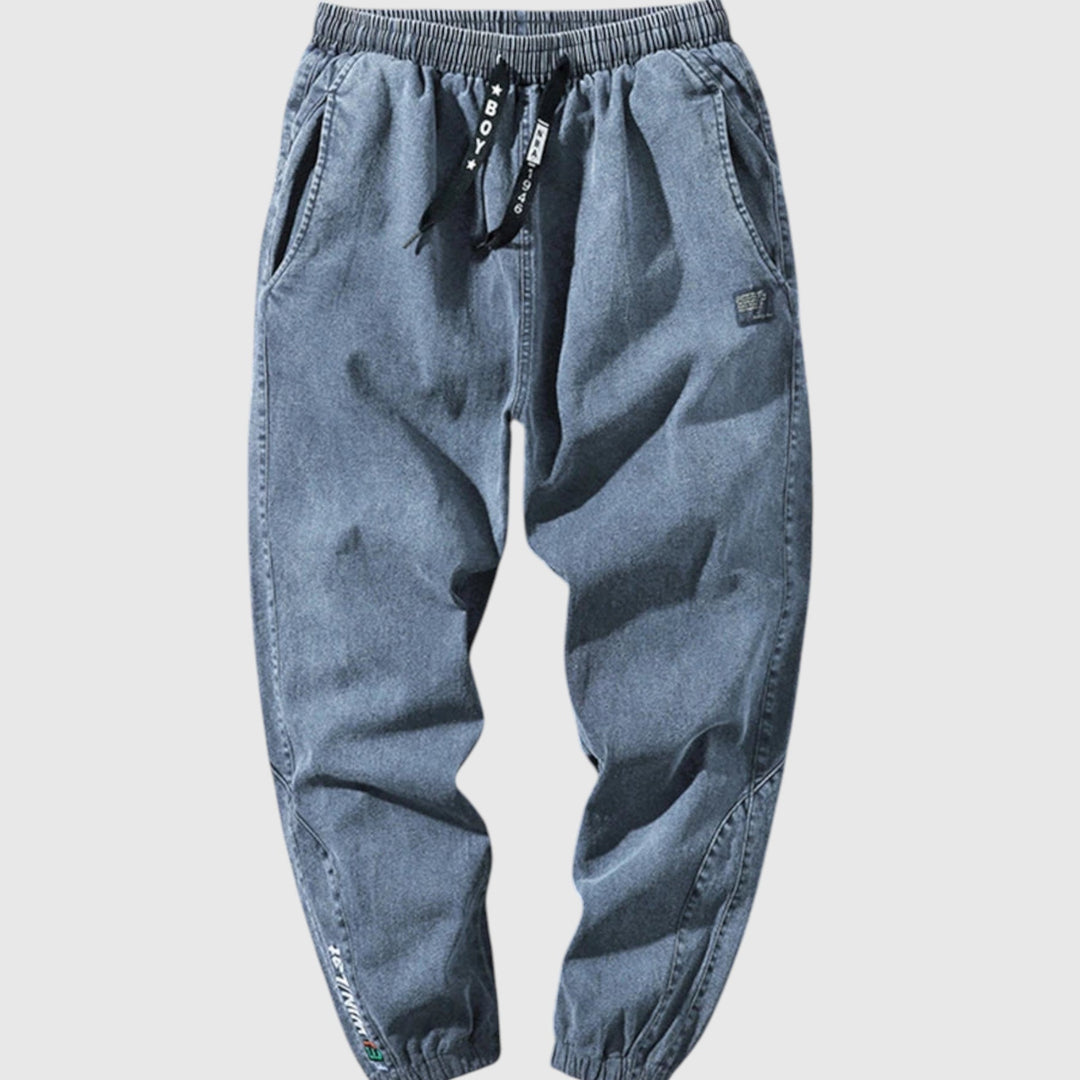 Elegantne jeans jogger hlače