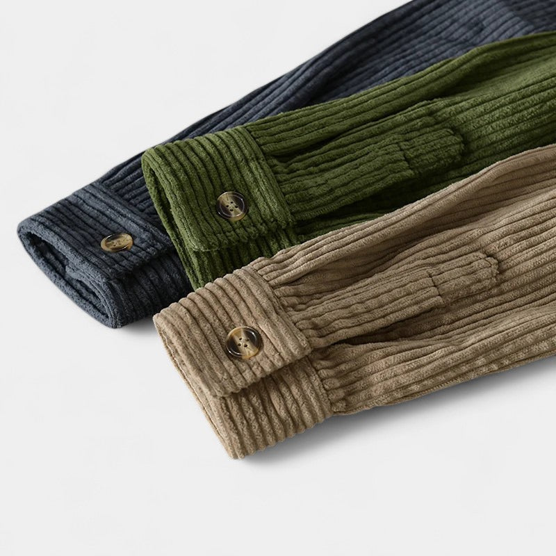 Luka – Klasična muška košulja od kord tkanine