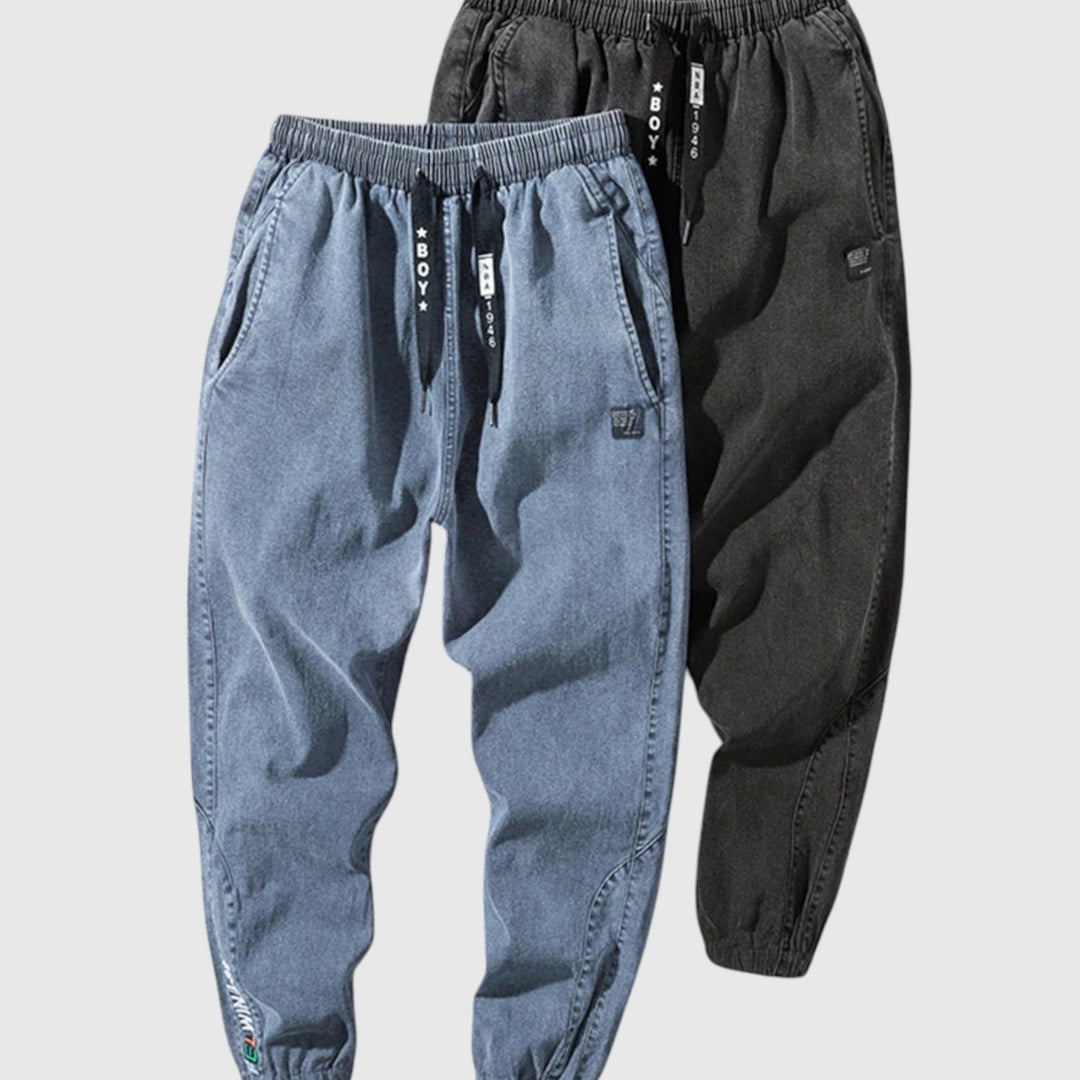 Elegantne jeans jogger hlače