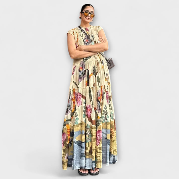 Elegantne plisirane haljine s dugim rukavima