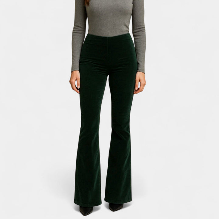 Renata – Baršunaste hlače s širokim nogavicama