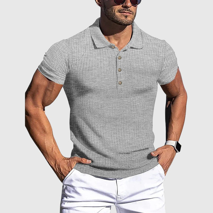 Libuše - Elegantna prugasta polo majica