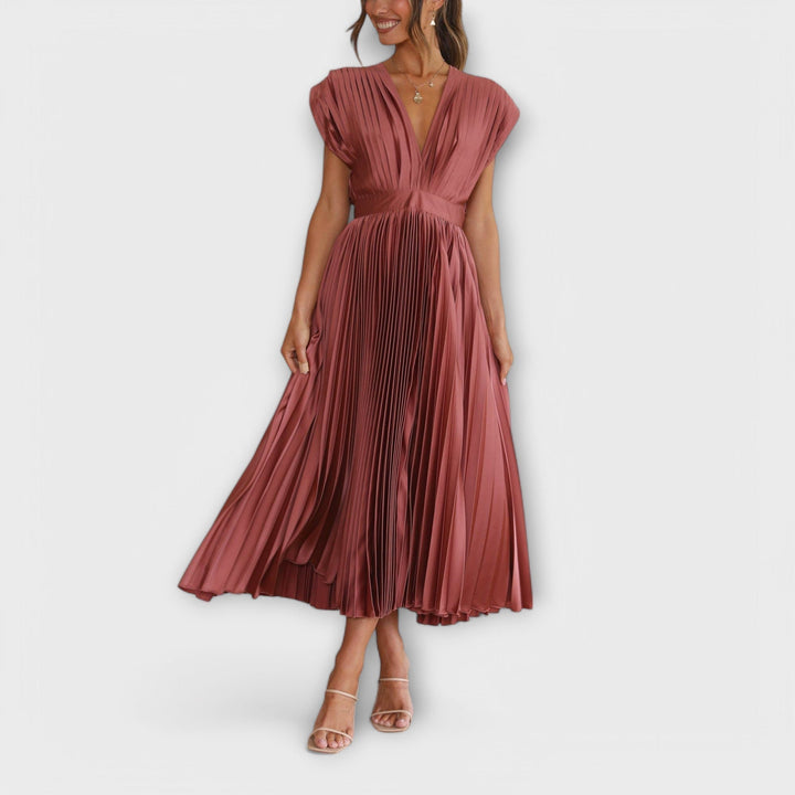 Maria - Stylish Plissé Dress