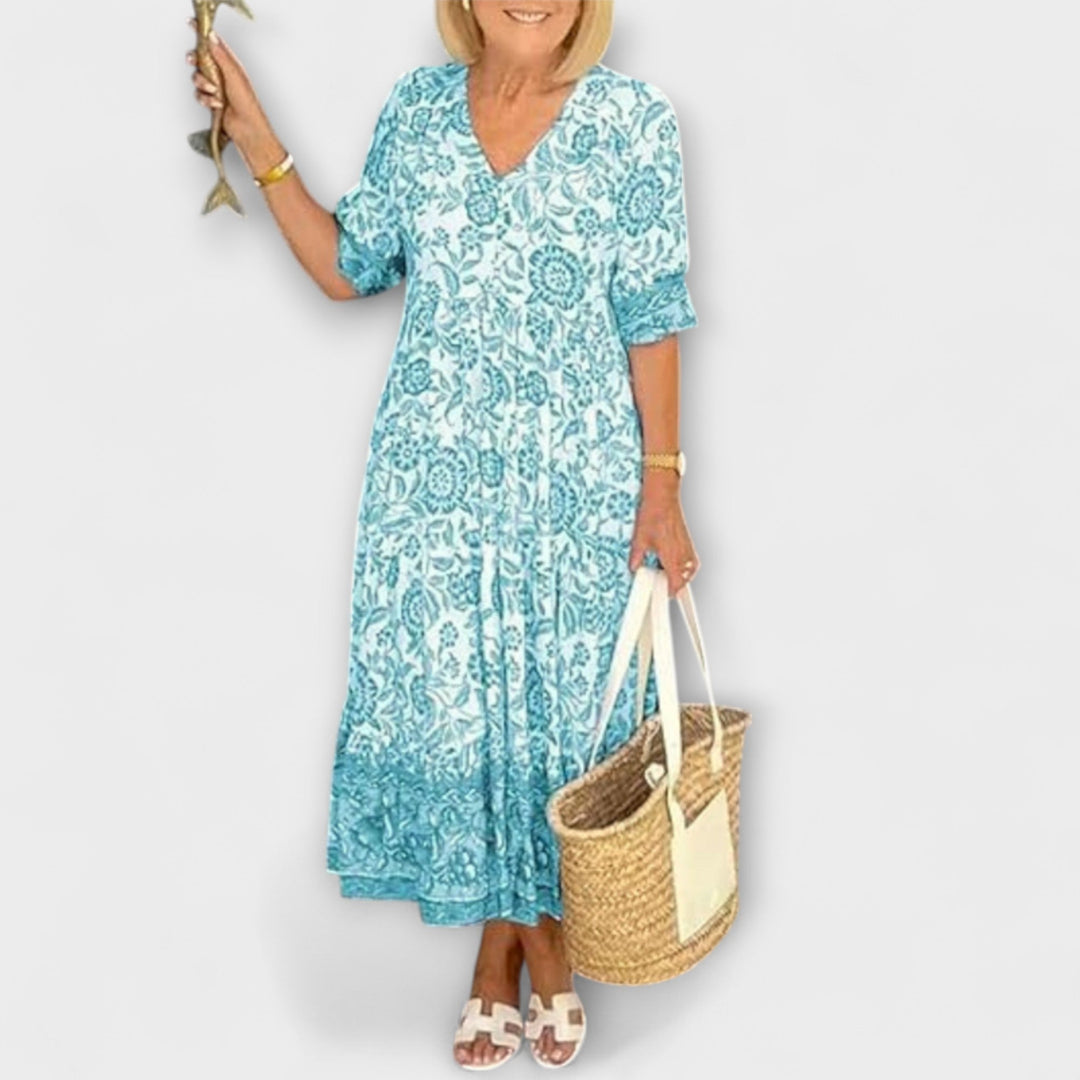 Caitlin - Elegantne cvjetne haljine s prozračnim dizajnom