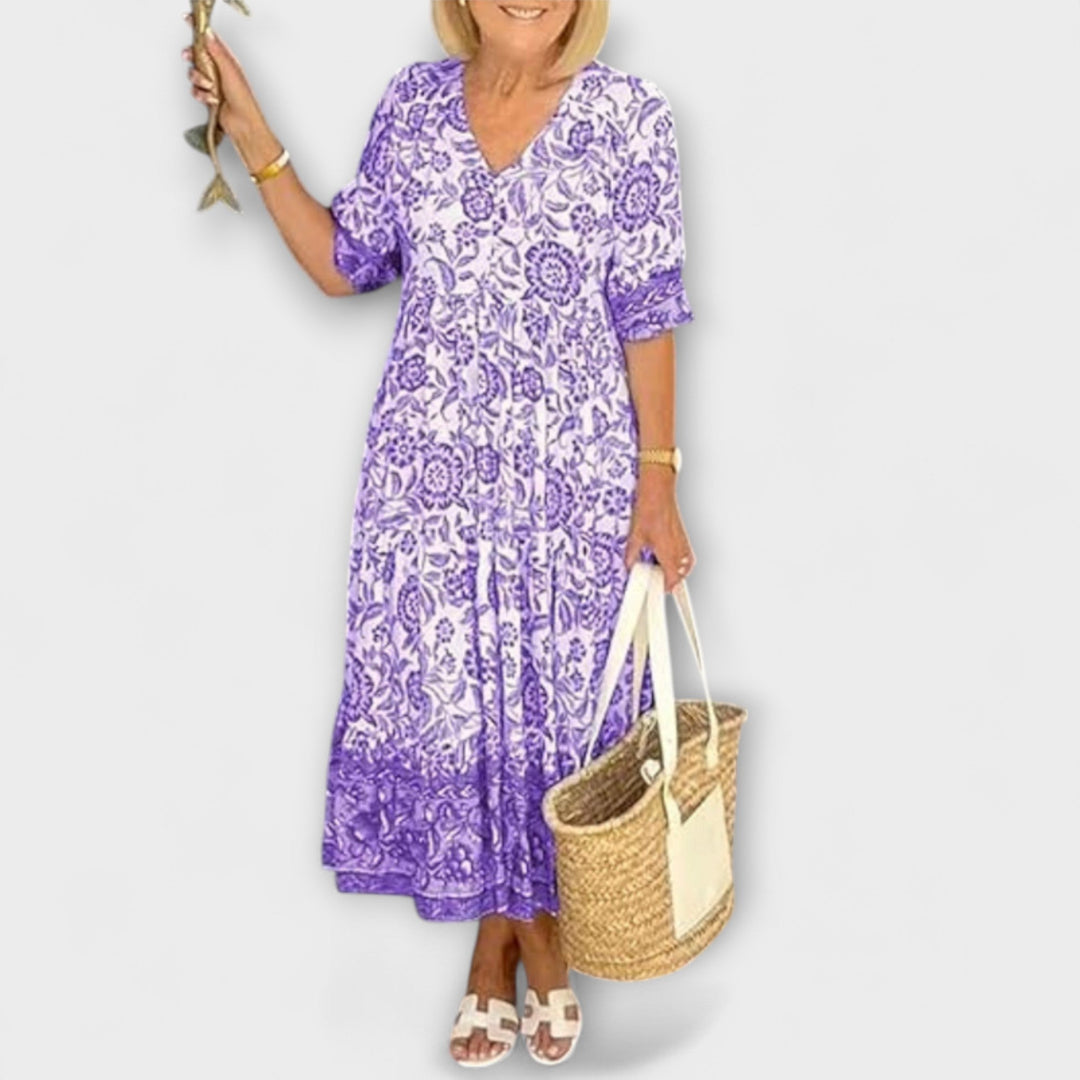 Caitlin - Elegantne cvjetne haljine s prozračnim dizajnom