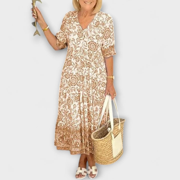 Caitlin - Elegantne cvjetne haljine s prozračnim dizajnom