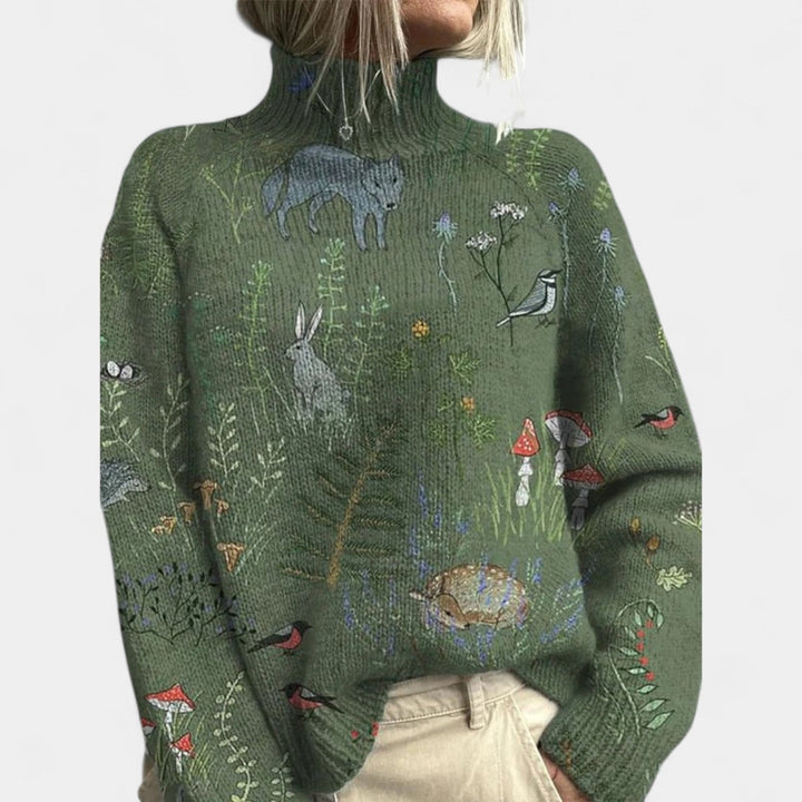 Anja – Topli i elegantni pulover s puli ovratnikom