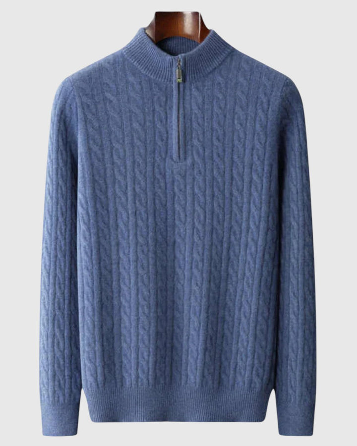 Libuše - Pletena polokošulja od kašmira Deneb