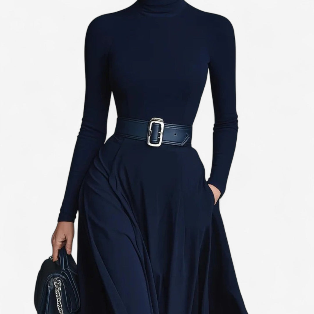Yvelise™ Maxi haljina s visokim ovratnikom