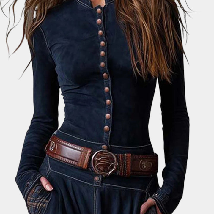 Helena – Vintage maxi haljina