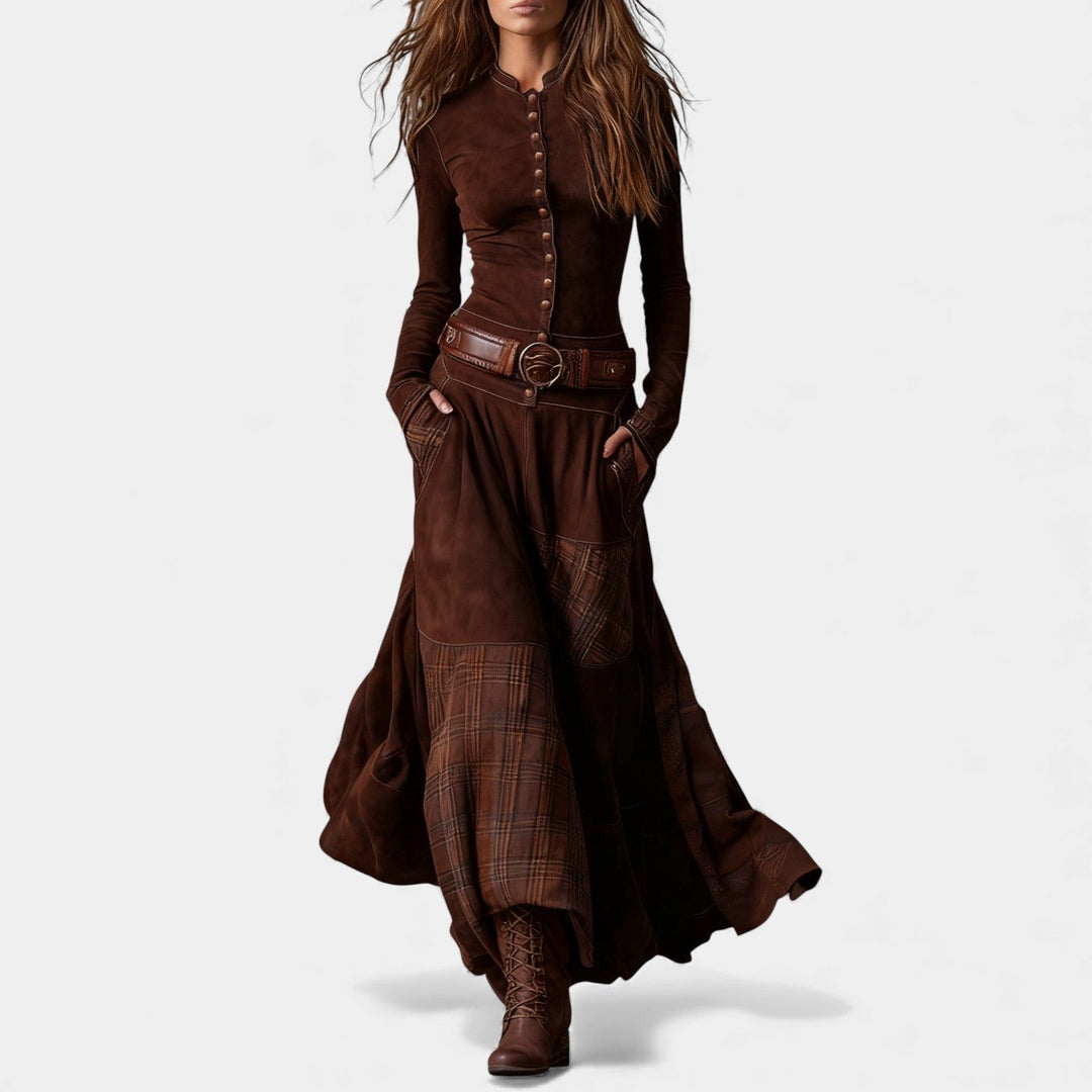 Helena – Vintage maxi haljina