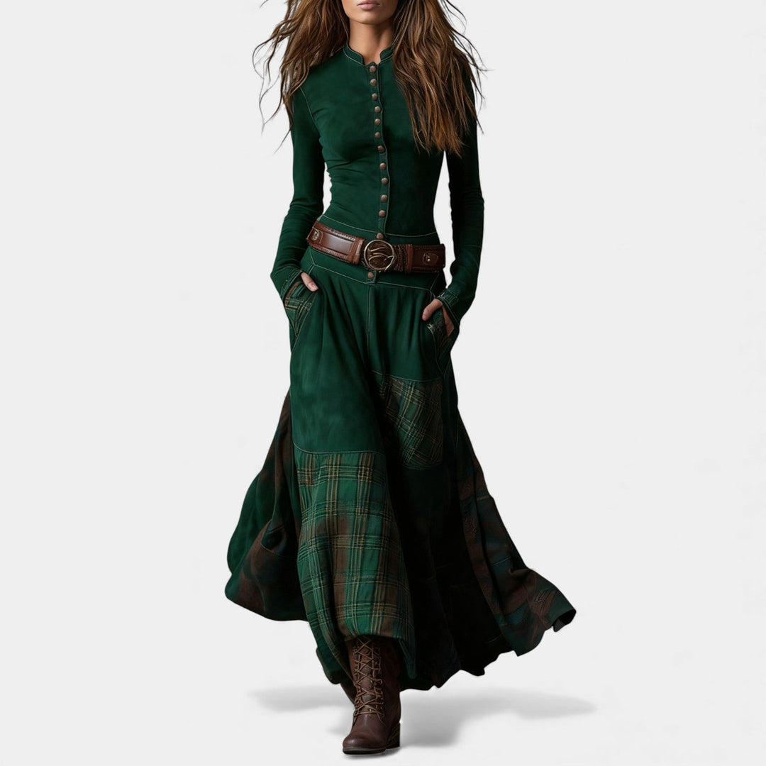 Helena – Vintage maxi haljina