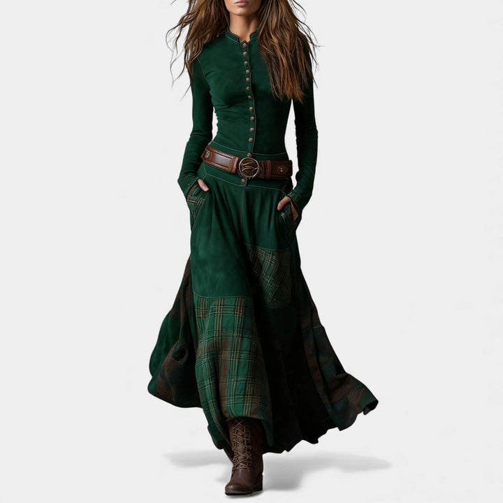 Helena – Vintage maxi haljina