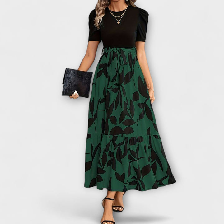 Luna - Ljetne haljine s cvjetnim uzorkom i okruglim izrezom