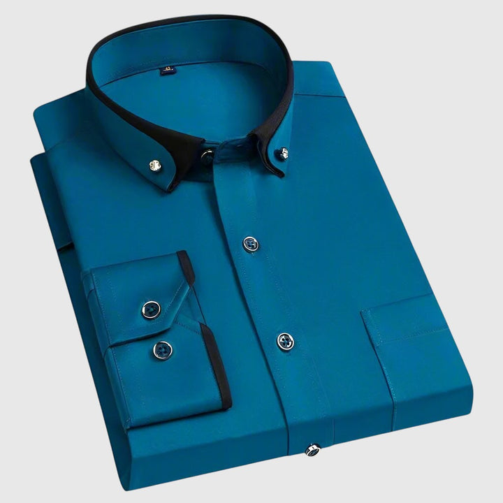 Jan – Košulja s kontrastnim ovratnikom