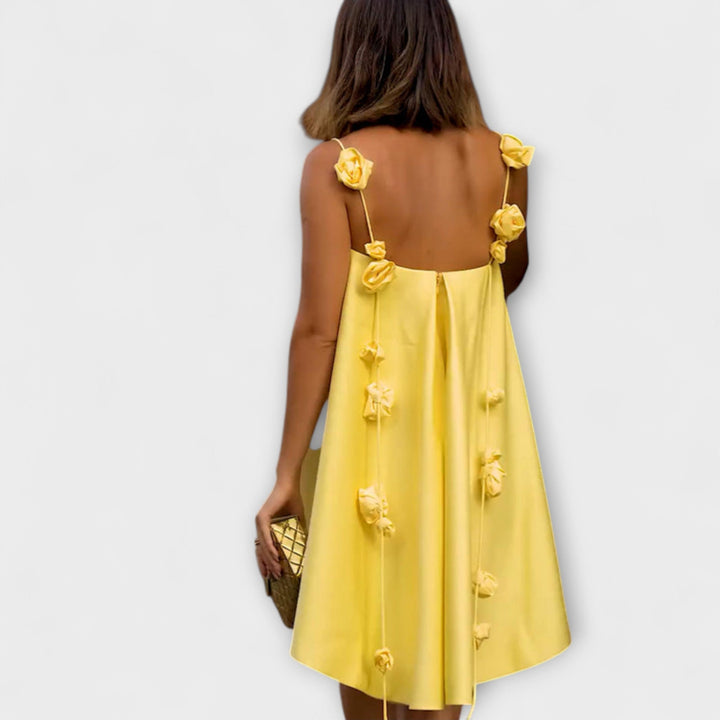 Jordan - Stilske cvjetne tiskane bezramne mini haljine