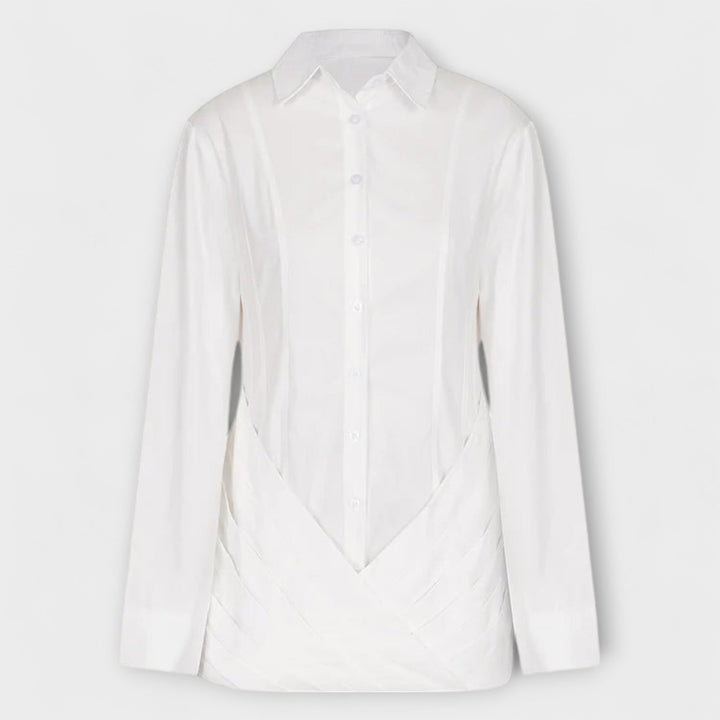 Indie - Bijele plisirane haljine s dugim rukavima