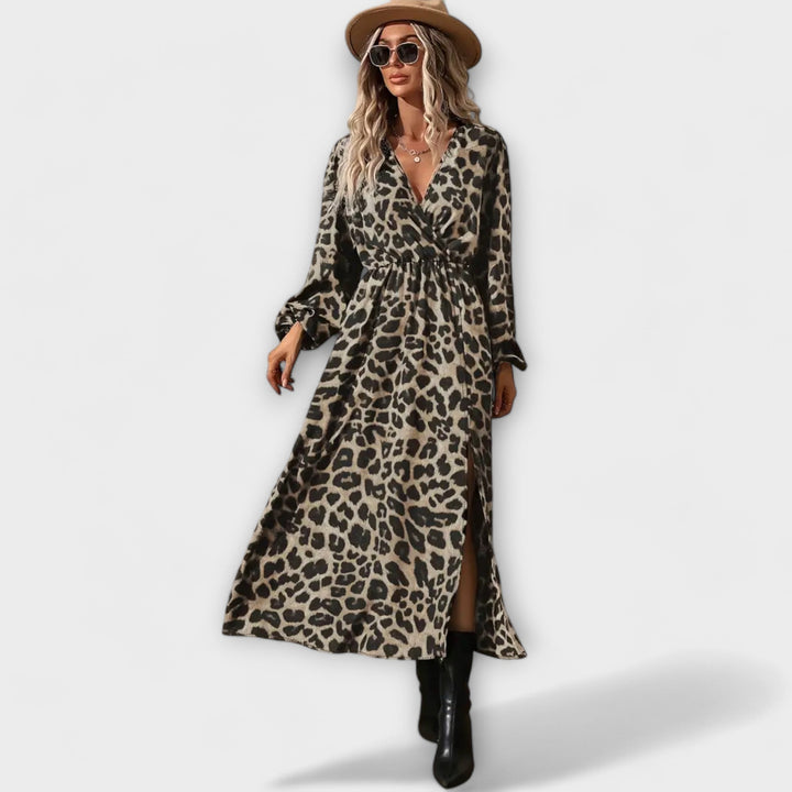 Natalie - Stilske haljine s leopard printom