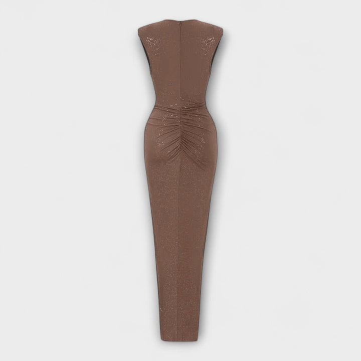 Thea - Maxi haljina s dubokim V izrezom