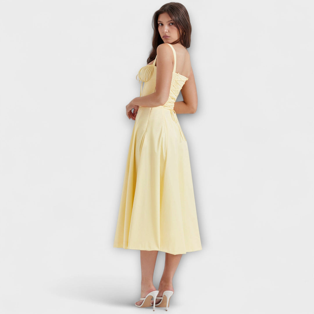 Zipporas - Prilagođena haljina s modernim proljetnim cvjetnim uzorkom