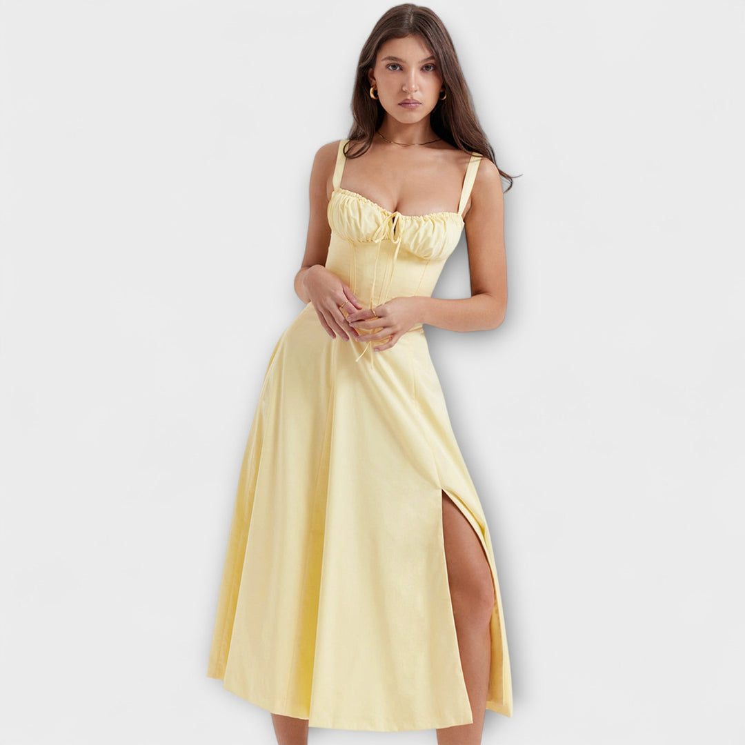 Zipporas - Prilagođena haljina s modernim proljetnim cvjetnim uzorkom