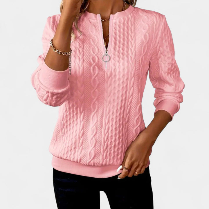 Kaja – Pulover s patentnim zatvaračem za suvremen izgled