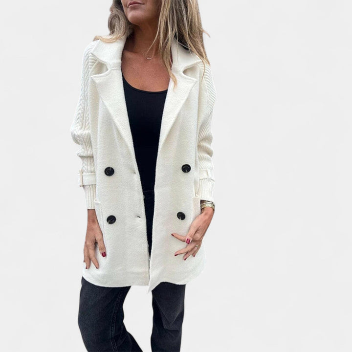 Majda - Srednje dug kaput s dvostrukim kopčanjem