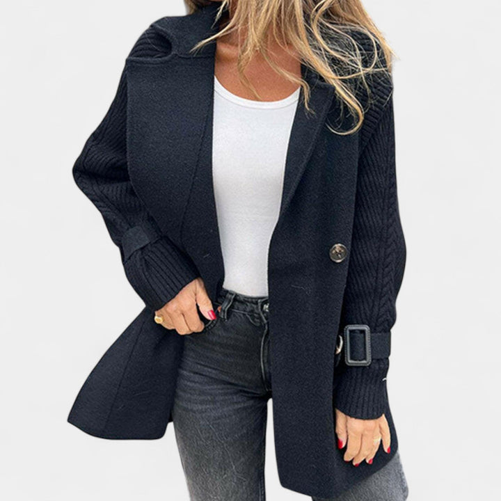 Majda - Srednje dug kaput s dvostrukim kopčanjem