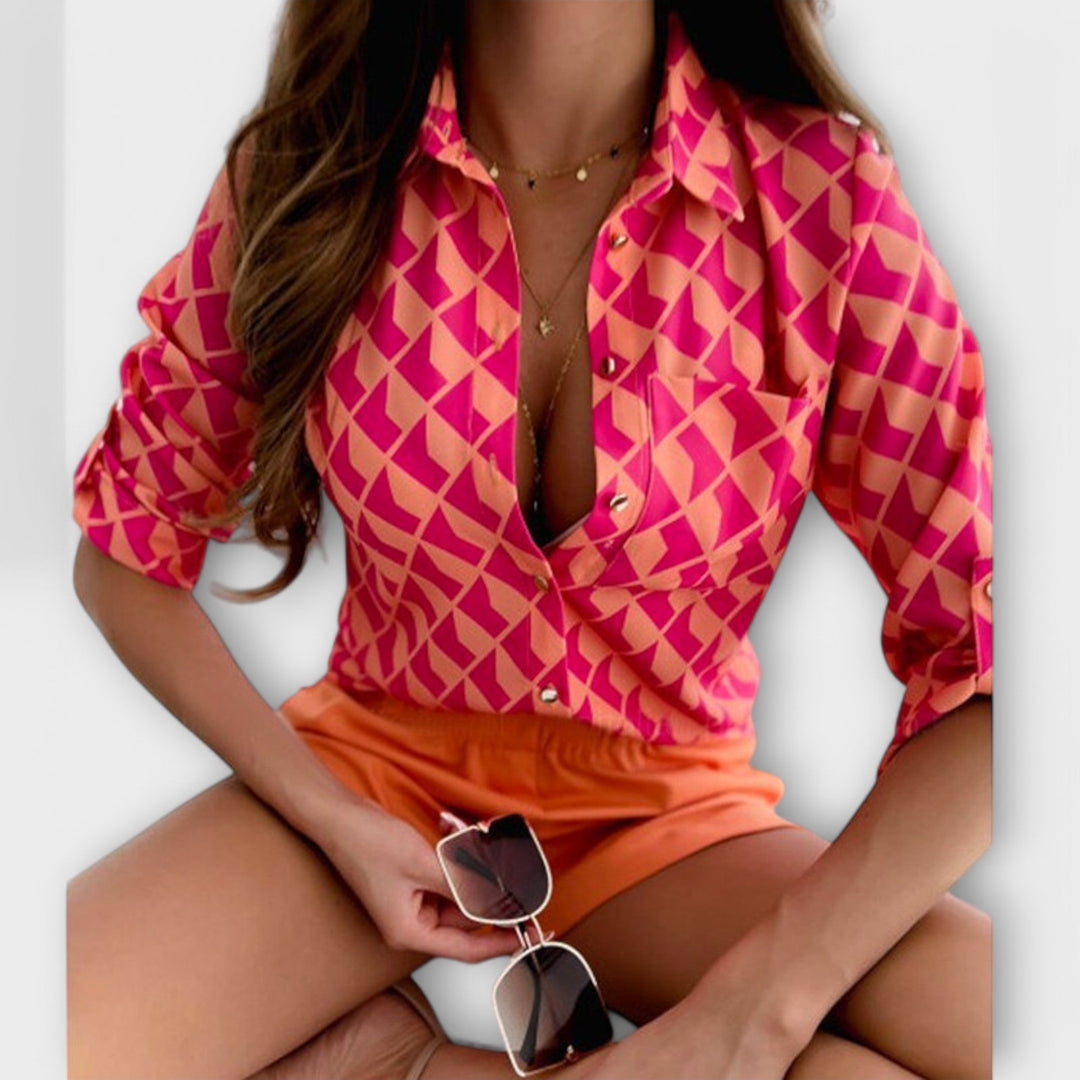 Bluza s klasičnim ovratnikom